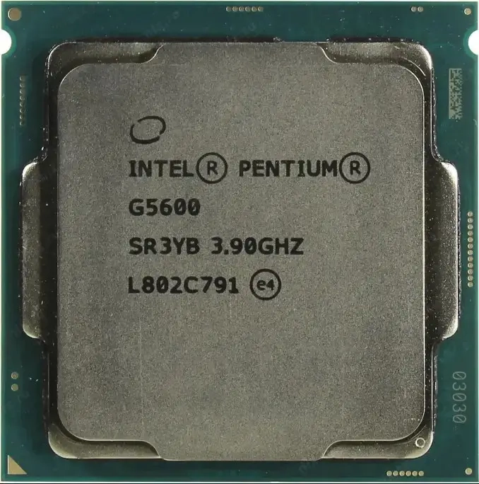 CPU G5600 (3.90GHz / 2 ядра / 4 потоки / 4Mb Cache) 00-00008542