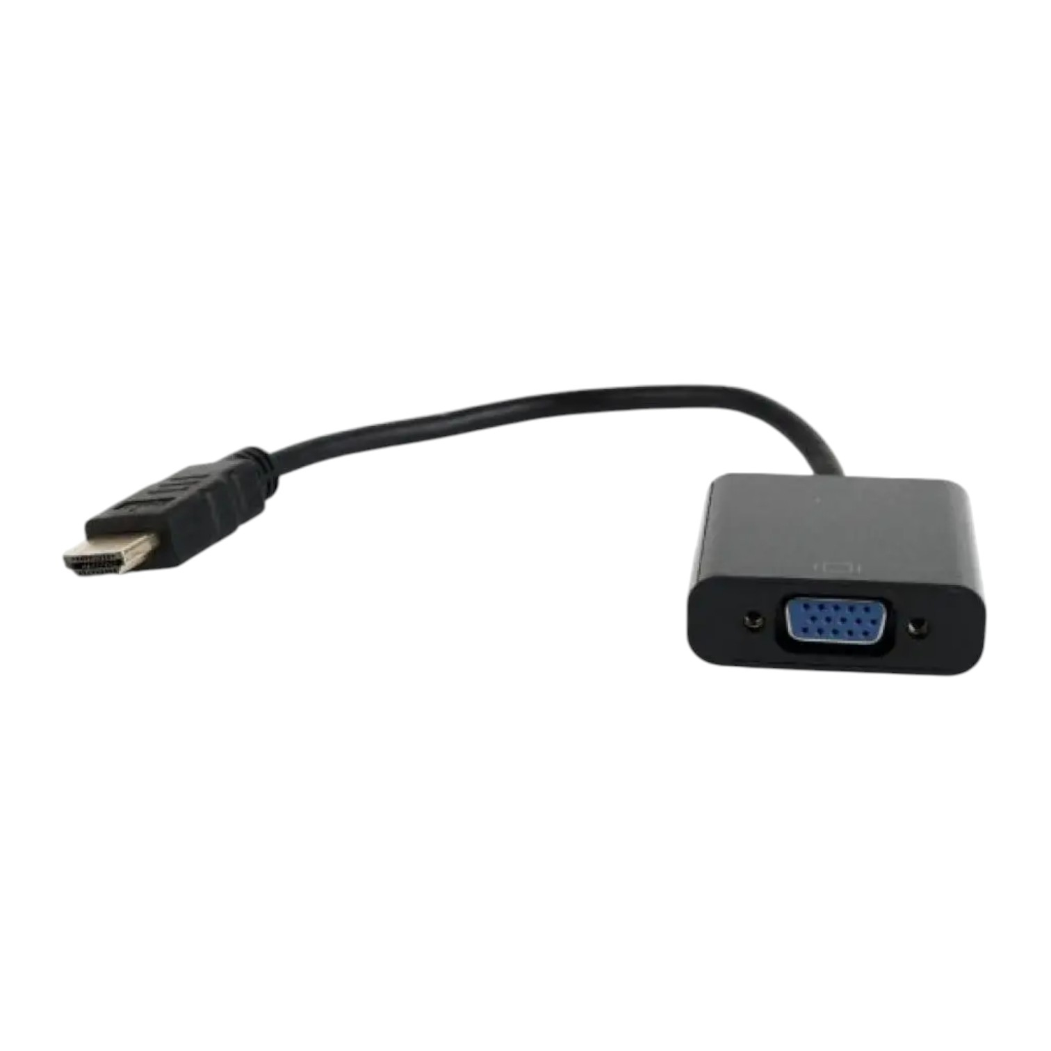 Перехідник HDMI(male) to Vga(female) 15см (A-HDMI-VGA-04) Cablexpert чорний NEW 00-00008763