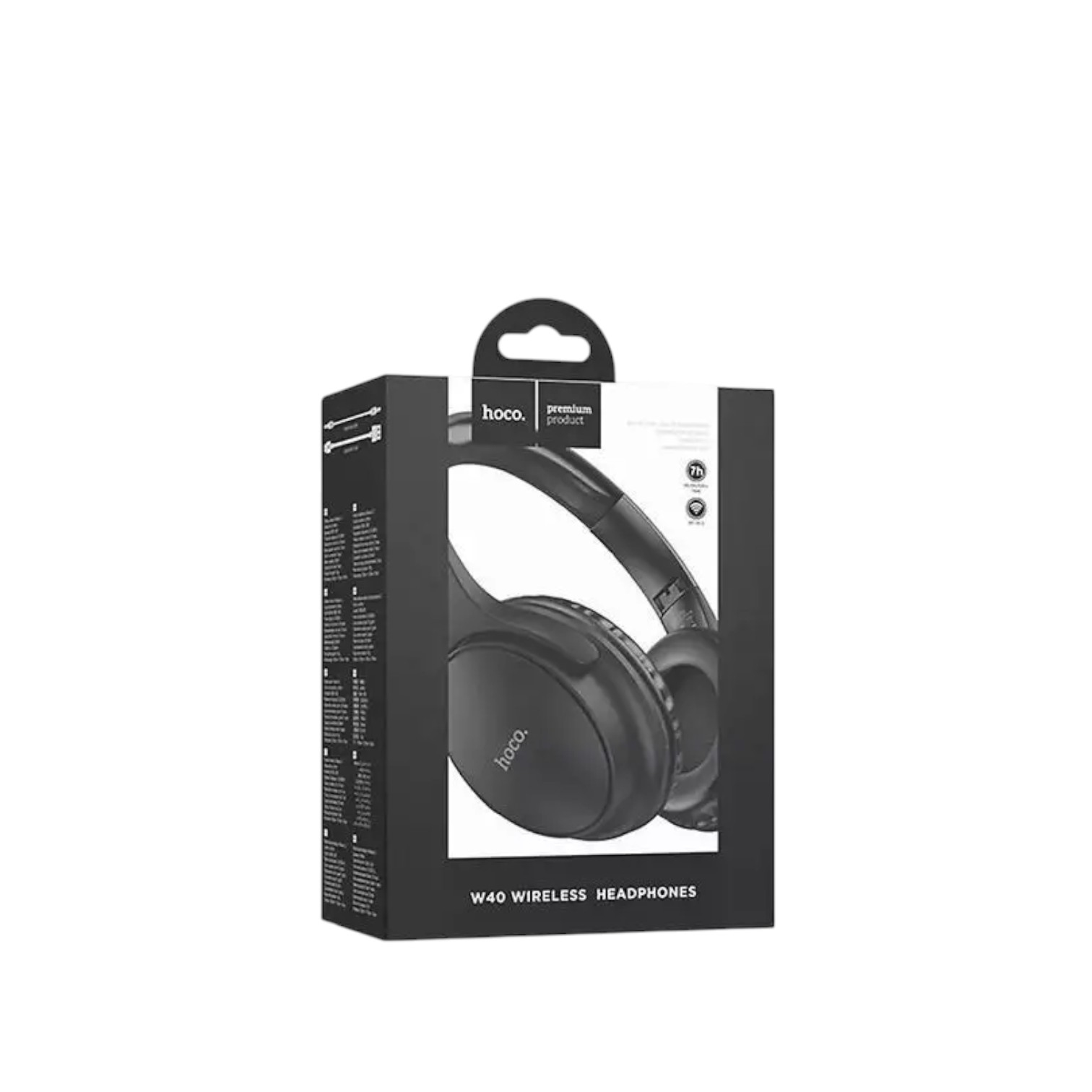 Бездротові накладні Bluetooth навушники Hoco W40 Mighty Black NEW 00-00010257