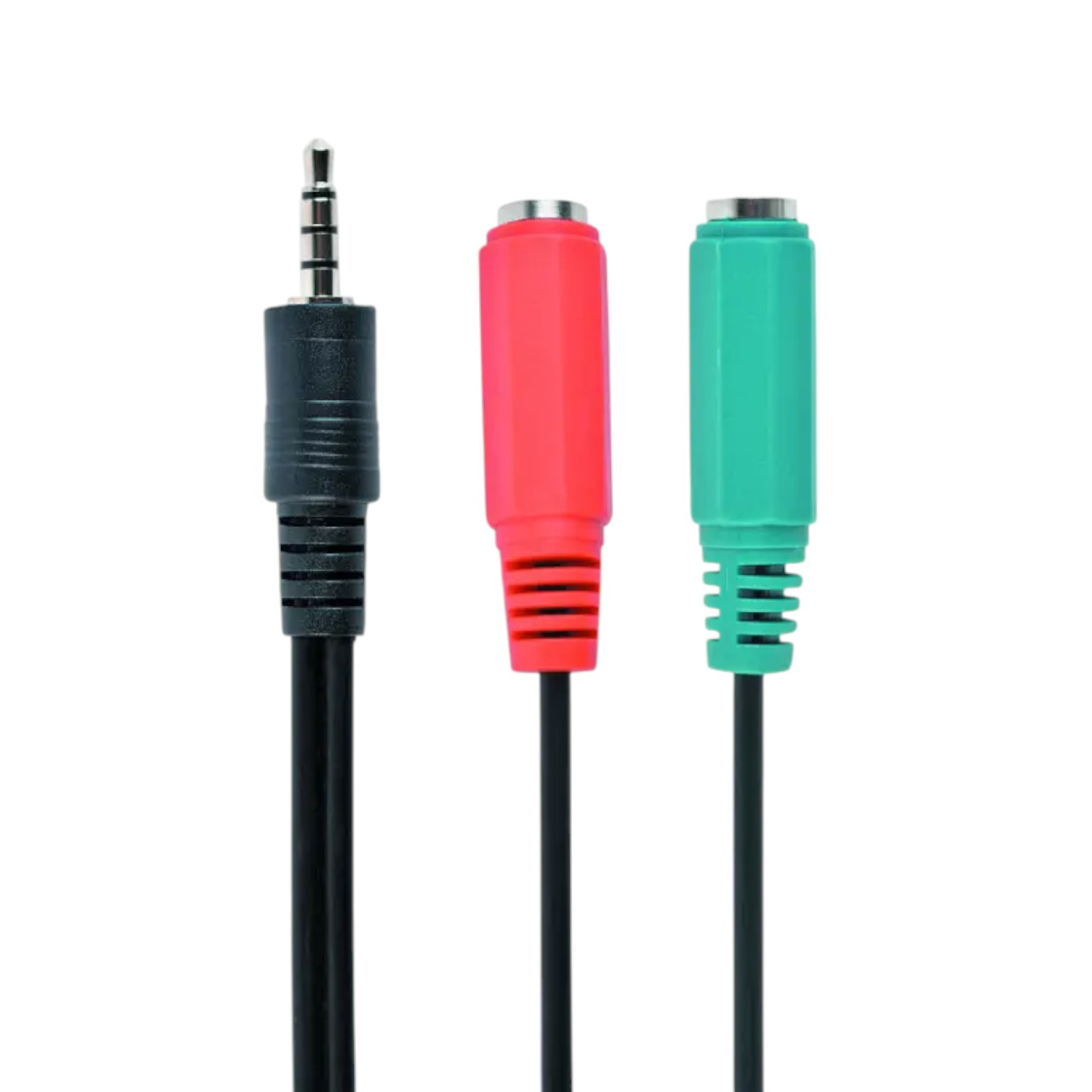 Кабель Cablexpert 3.5 мм - 2х3.5 мм (M/F), 0.2 м, Black (CCA-417) NEW 00-00010998