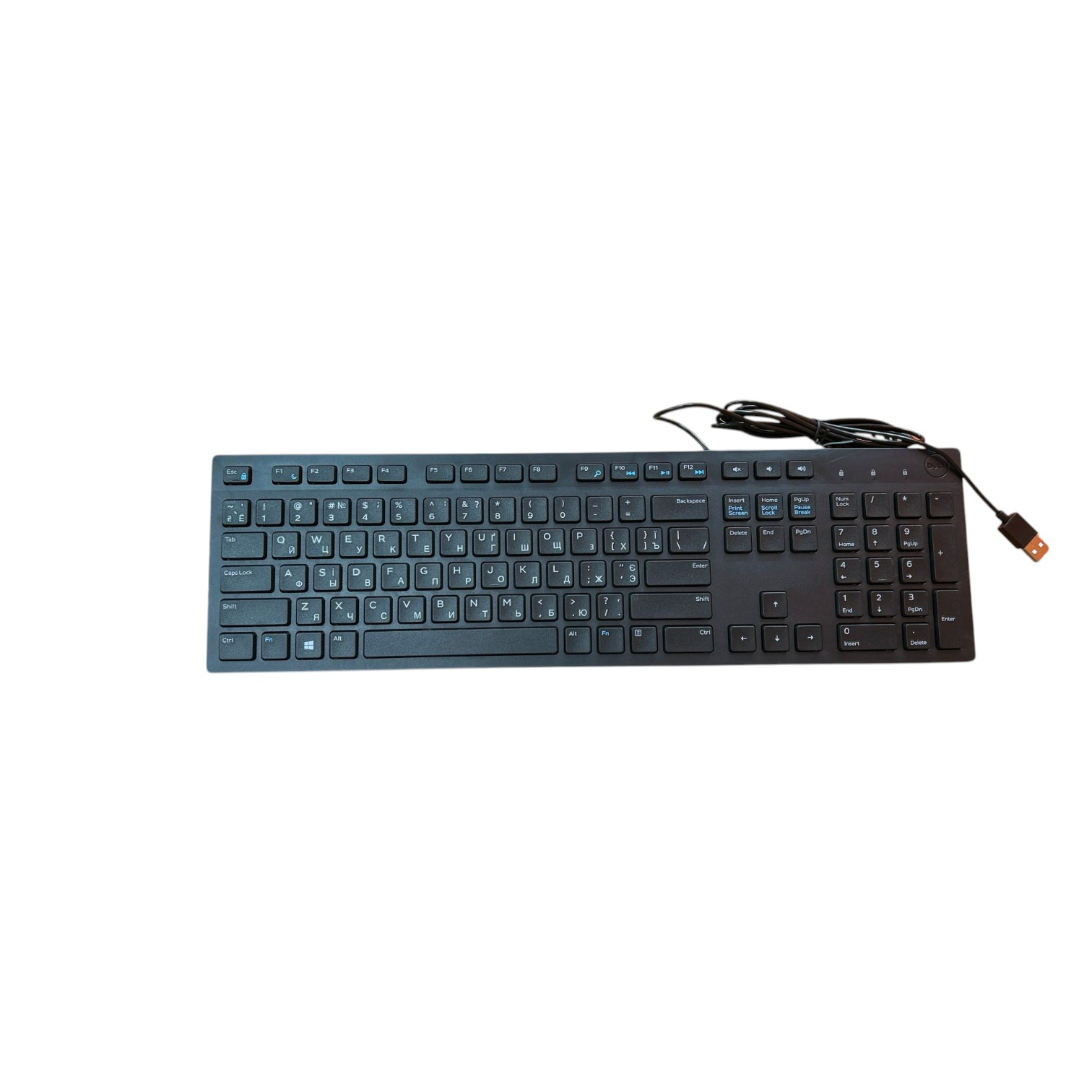 Клавіатура Dell Multimedia KB-216 (UKR/ENG/RUS) USB NEW 00-00012510