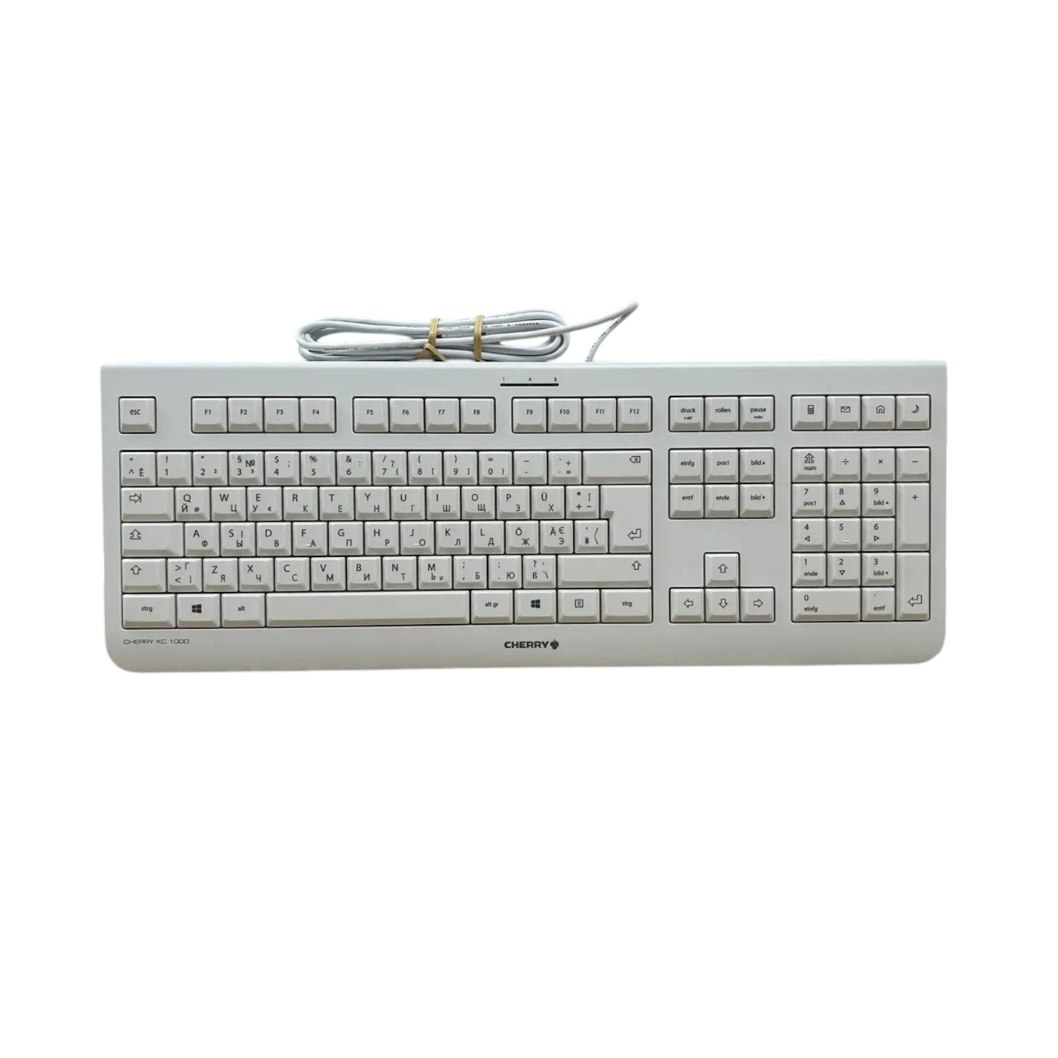 Клавіатура Cherry KC 1000 White USB NEW 00-00012862