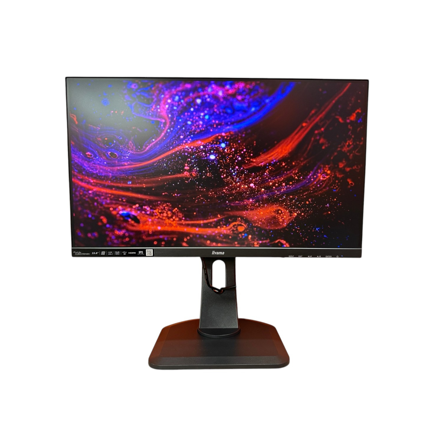 Монітор 23.8" 16:9 pl2492hс iiyama 1920*1080 IPS LED Чорний 2*displayport hdmi type-C 75Hz 00-00017669