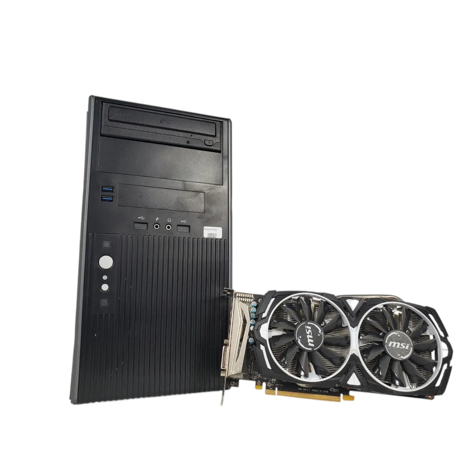 Комп'ютер ігровий Black Tower, Intel Core i5-8Gen, БЖ 600W, Radeon RX580 8Gb GDDR5 00-00018196
