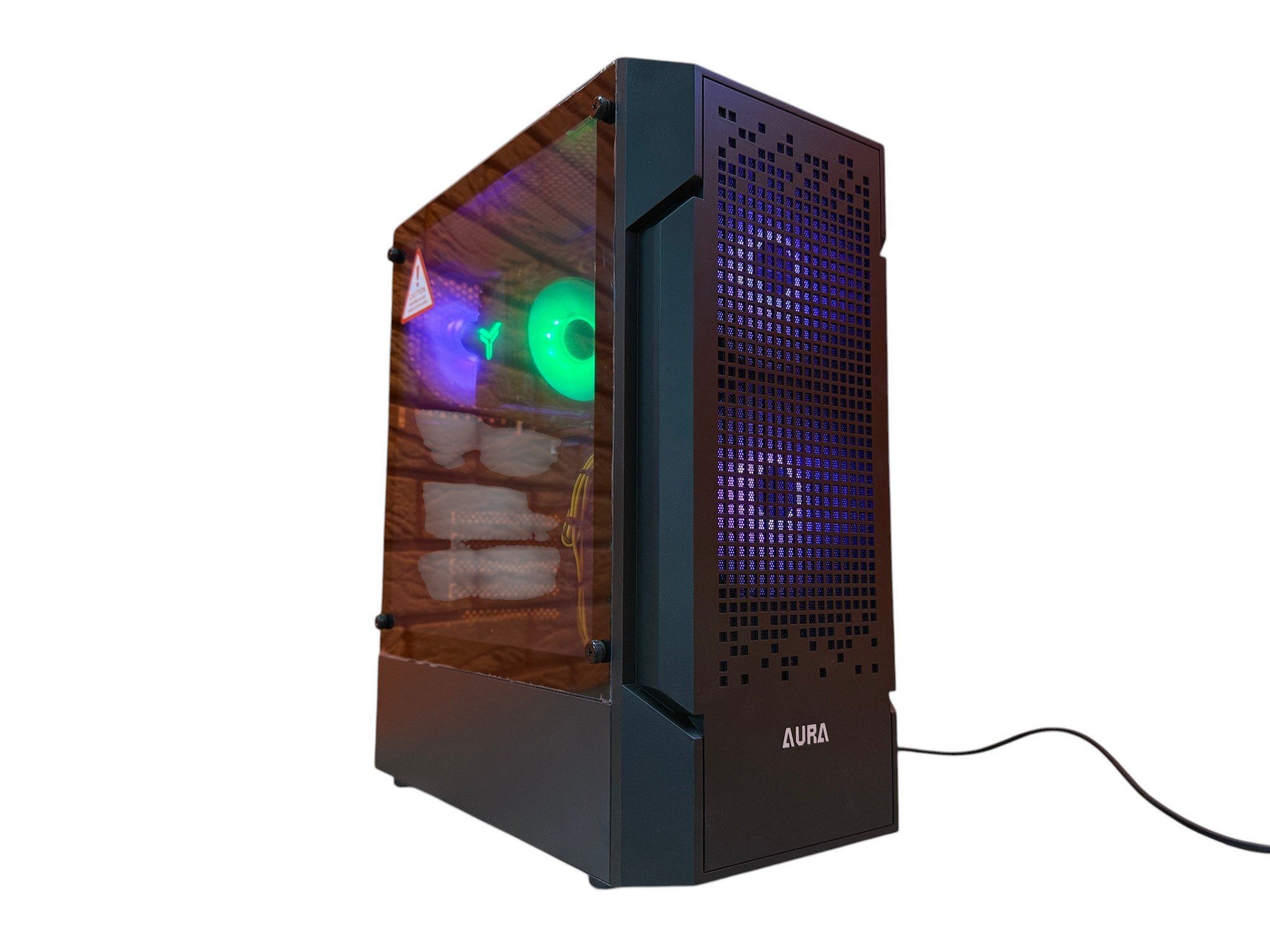 Комп'ютер GAMDIAS AURA GC7 Black Color Miditower, Intel Core i7-6Gen, БЖ600W, Radeon RX 570 8Gb GDDR5 00-00018198
