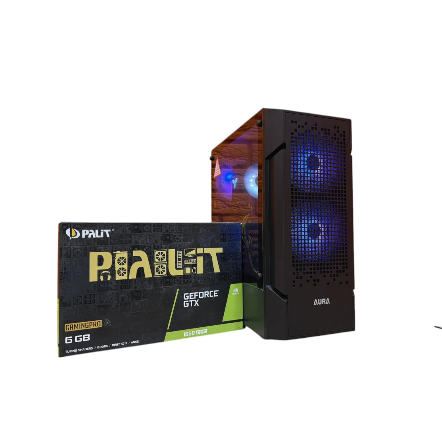 Комп'ютер ігровий Black Color Tower, Intel Core i5-8Gen, БЖ600W, GF GTX 1660 Super 6Gb GDDR5 00-00018205