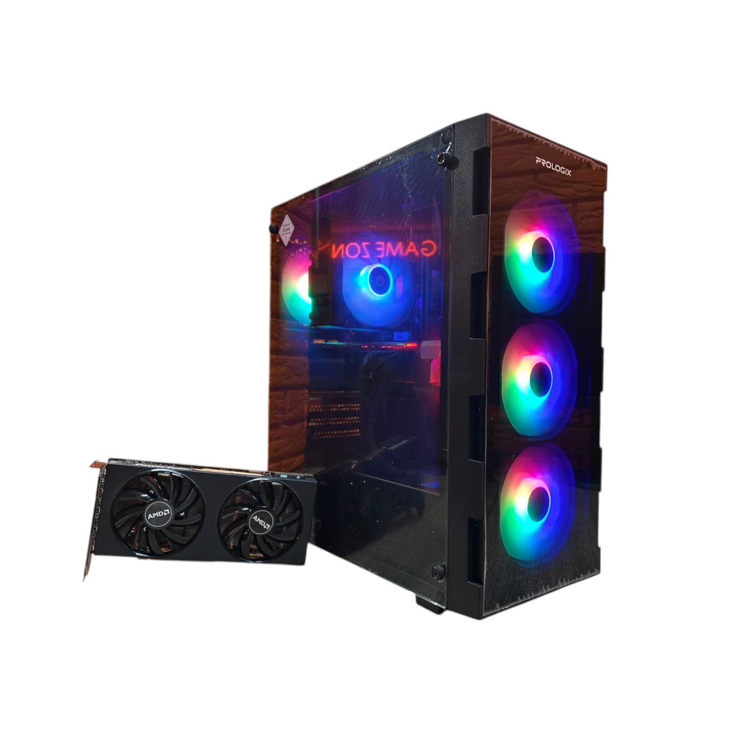 Комп'ютер ігровий Black Color Tower, Intel Core i5-9Gen, БЖ600W, Radeon RX5700 XT 8GB GDDR6 00-00018211