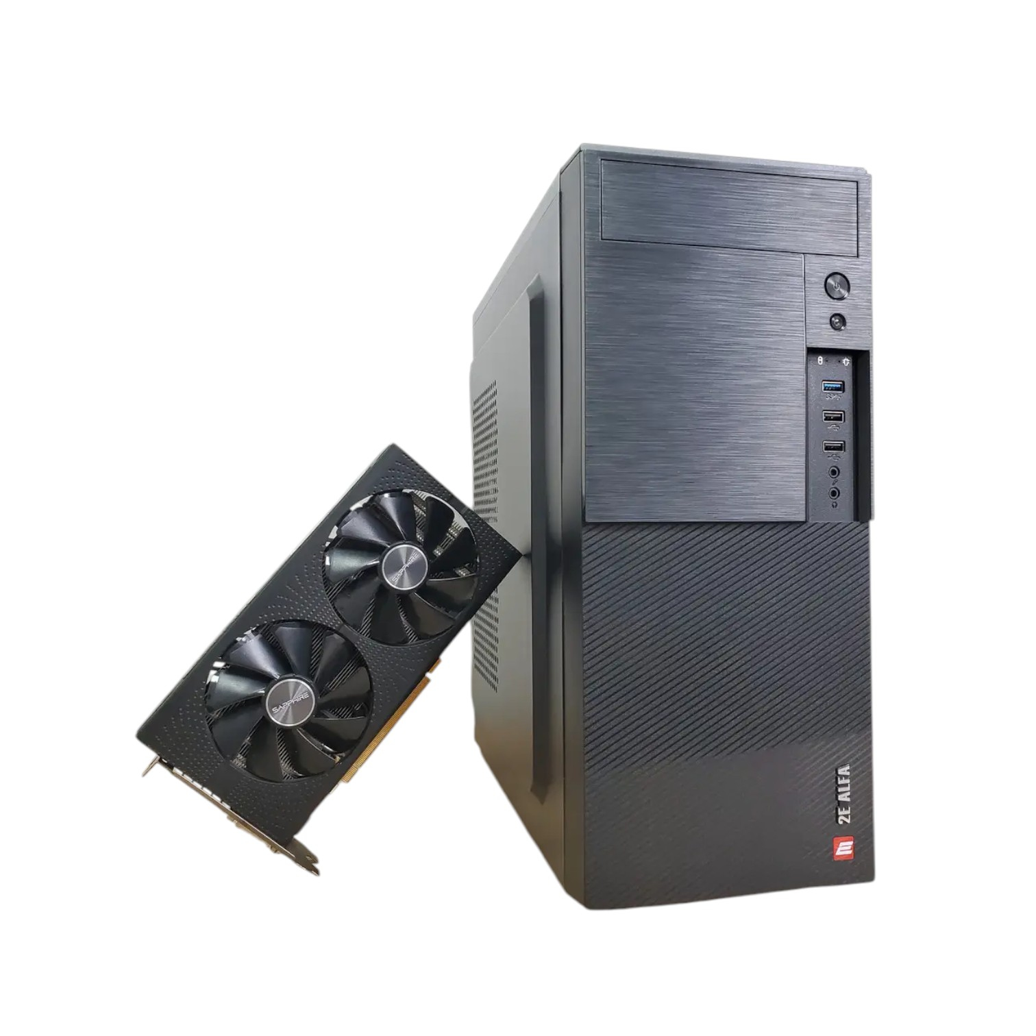 Комп'ютер 2E RD850 Microtower, Intel Core i3-12Gen, БЖ 600W, Radeon RX580 8Gb GDDR5 00-00018259
