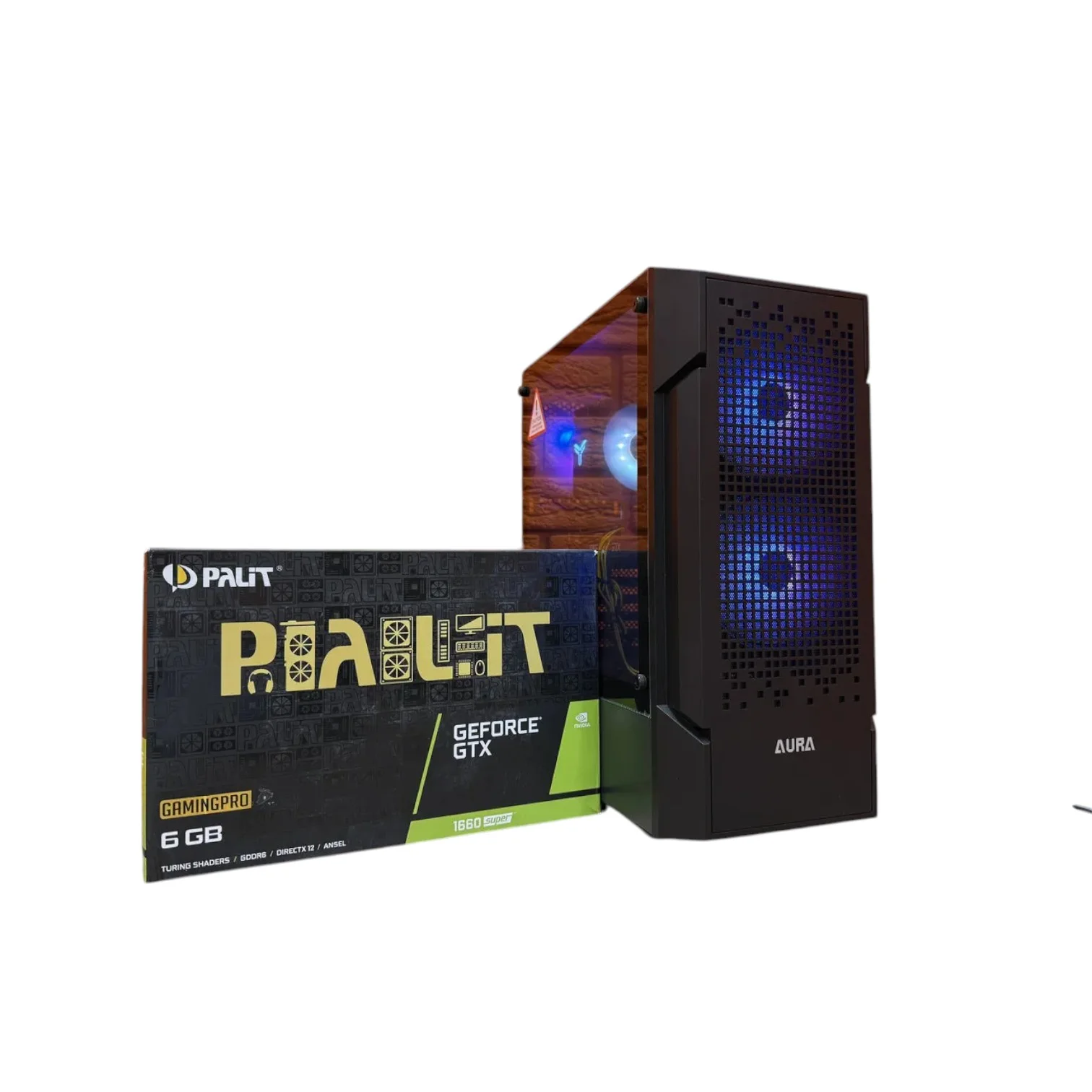 Комп'ютер ігровий Black Color Tower, Intel Core i5-12Gen, БЖ 600W, GF RTX1660 Super 6Gb GDDR6 NEW