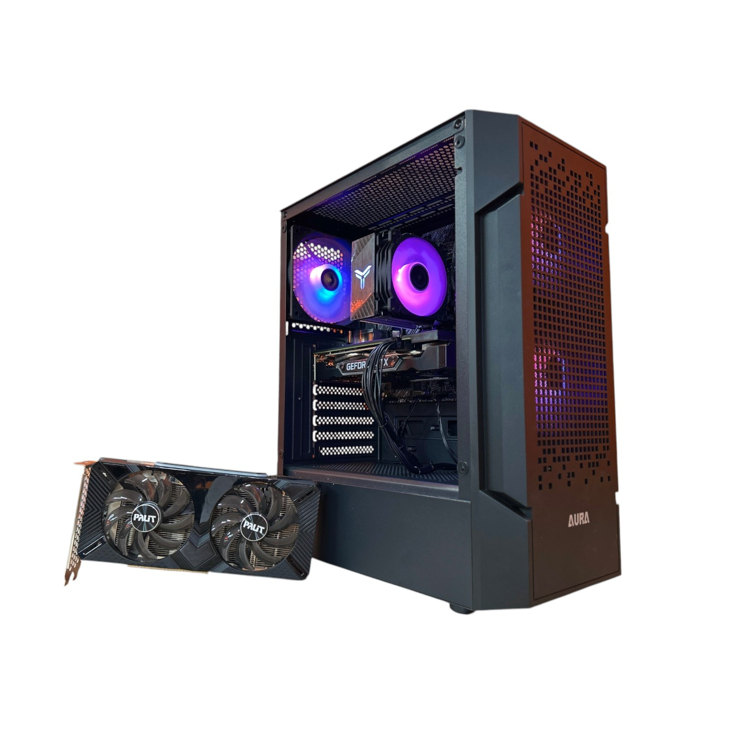Комп'ютер ігровий Black Color Tower, Intel Core i5-12Gen, БЖ 600W, GF RTX1660 Super 6Gb GDDR6 NEW 00-00018275