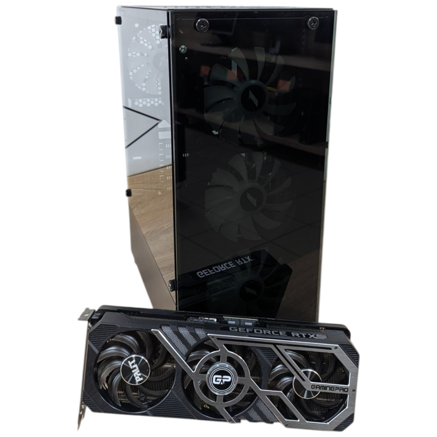 Комп'ютер 1stPlayer BK-4F1 Black Color Tower, Intel Core i5-12Gen, БЖ 850W, GF RTX 3070 8Gb GDDR6