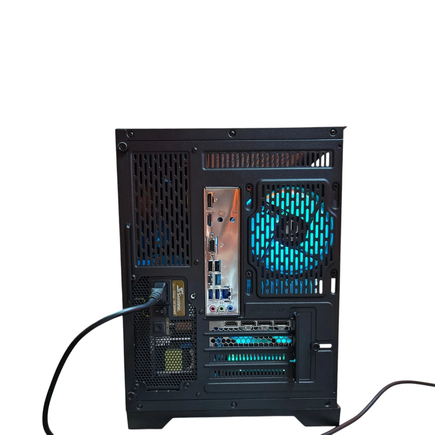 Комп'ютер QUBE CRYSTAL Color Tower, Intel Core i5-14Gen, БЖ 850W, GF RTX 3080 10GB GDDR6X