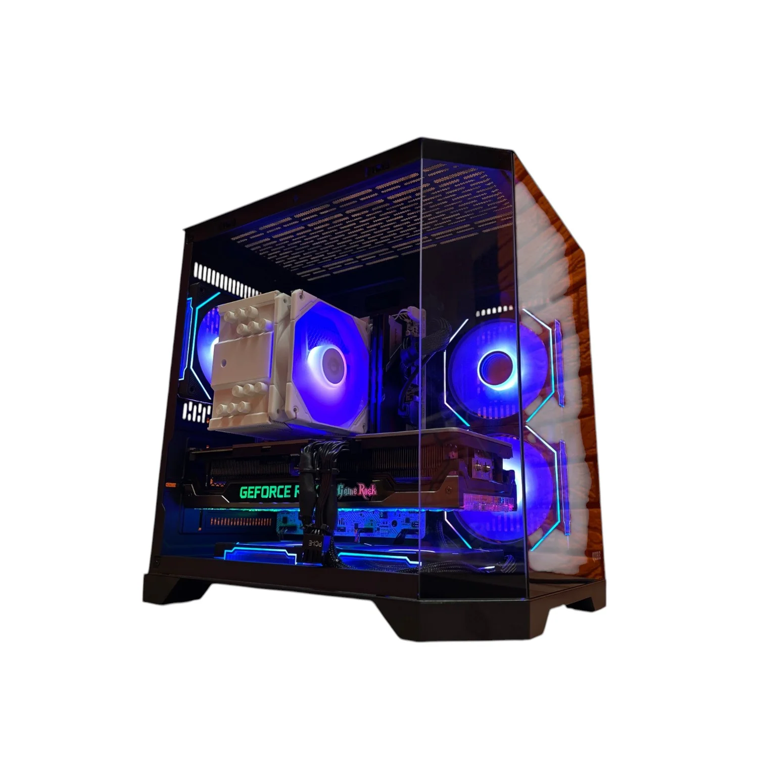 Комп'ютер QUBE CRYSTAL Color Tower, Intel Core i5-14Gen, БЖ 850W, GF RTX 3080 10GB GDDR6X