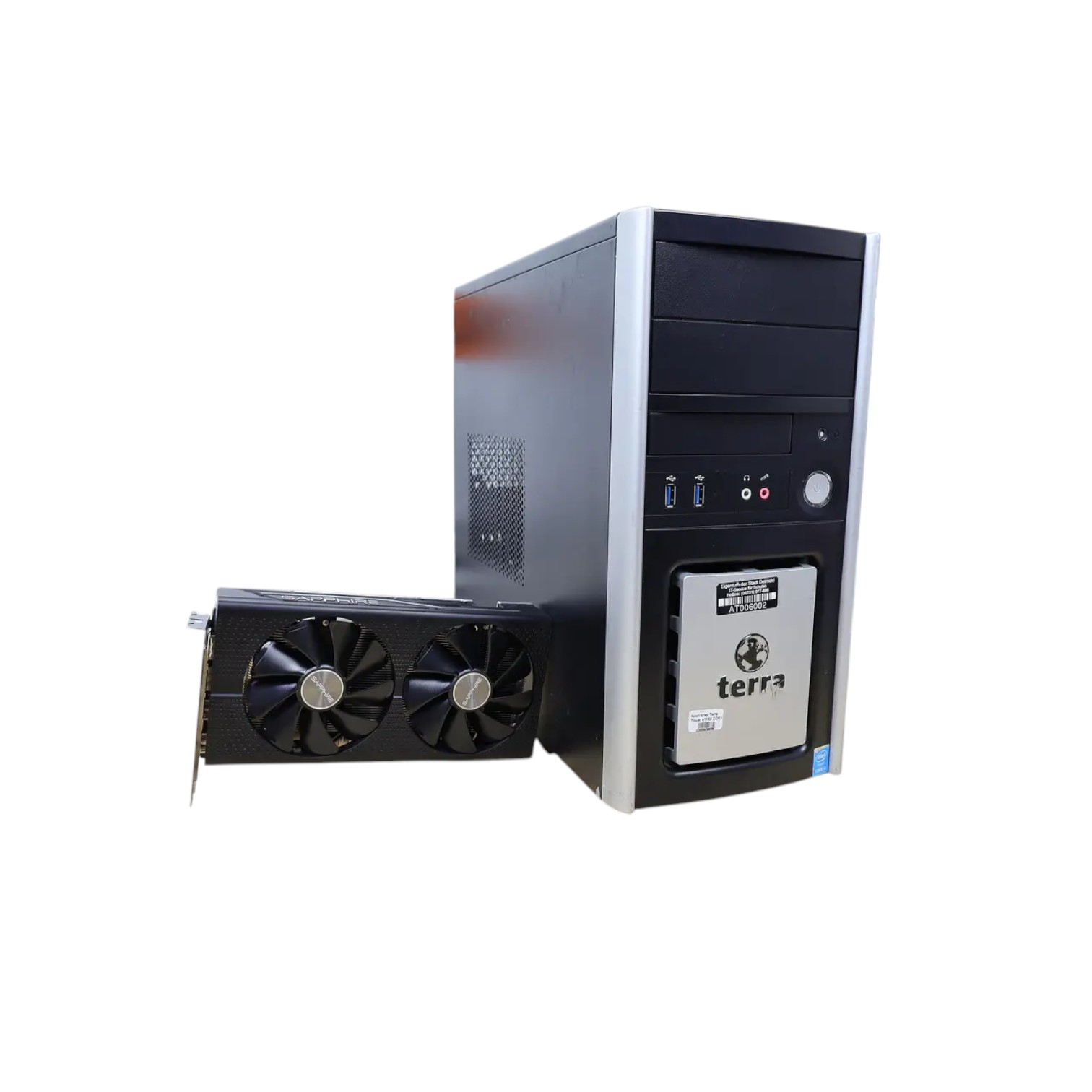 Комп'ютер ігровий Tower, Ryzen 5 1Gen, БЖ 600W, Radeon RX580 8Gb GDDR5 00-00018310