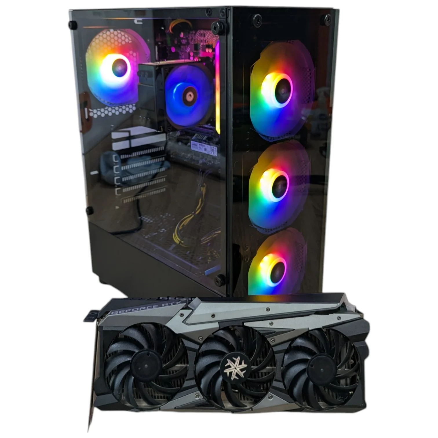 Комп'ютер ігровий Color Tower, Ryzen 5 5Gen, БЖ 850W, GF RTX 3080 10GB GDDR6X
