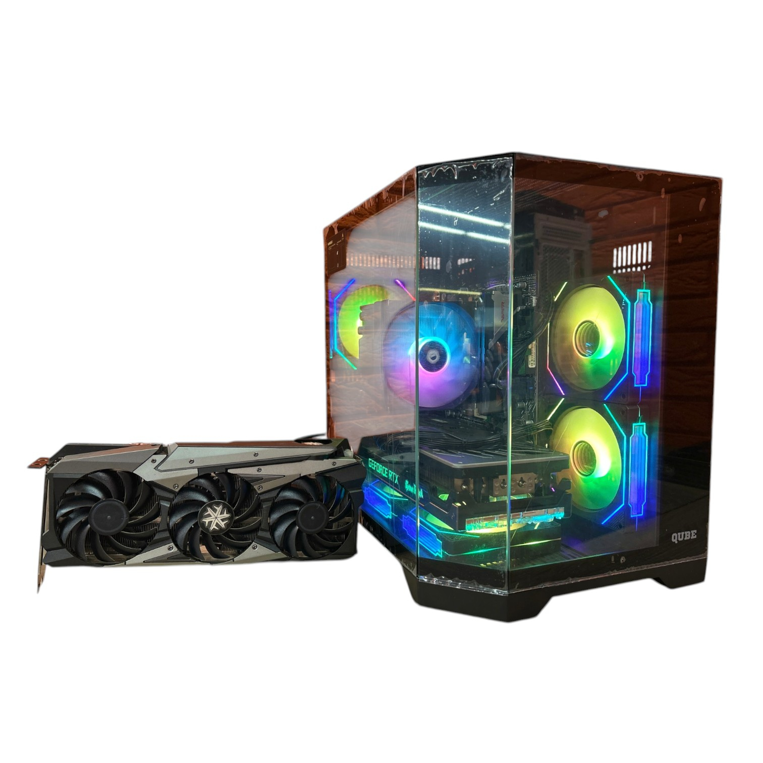 Комп'ютер ігровий Color Tower, Ryzen 5 7Gen, БЖ 850W, GF RTX 3090 24Gb GDDR6X 00-00018380