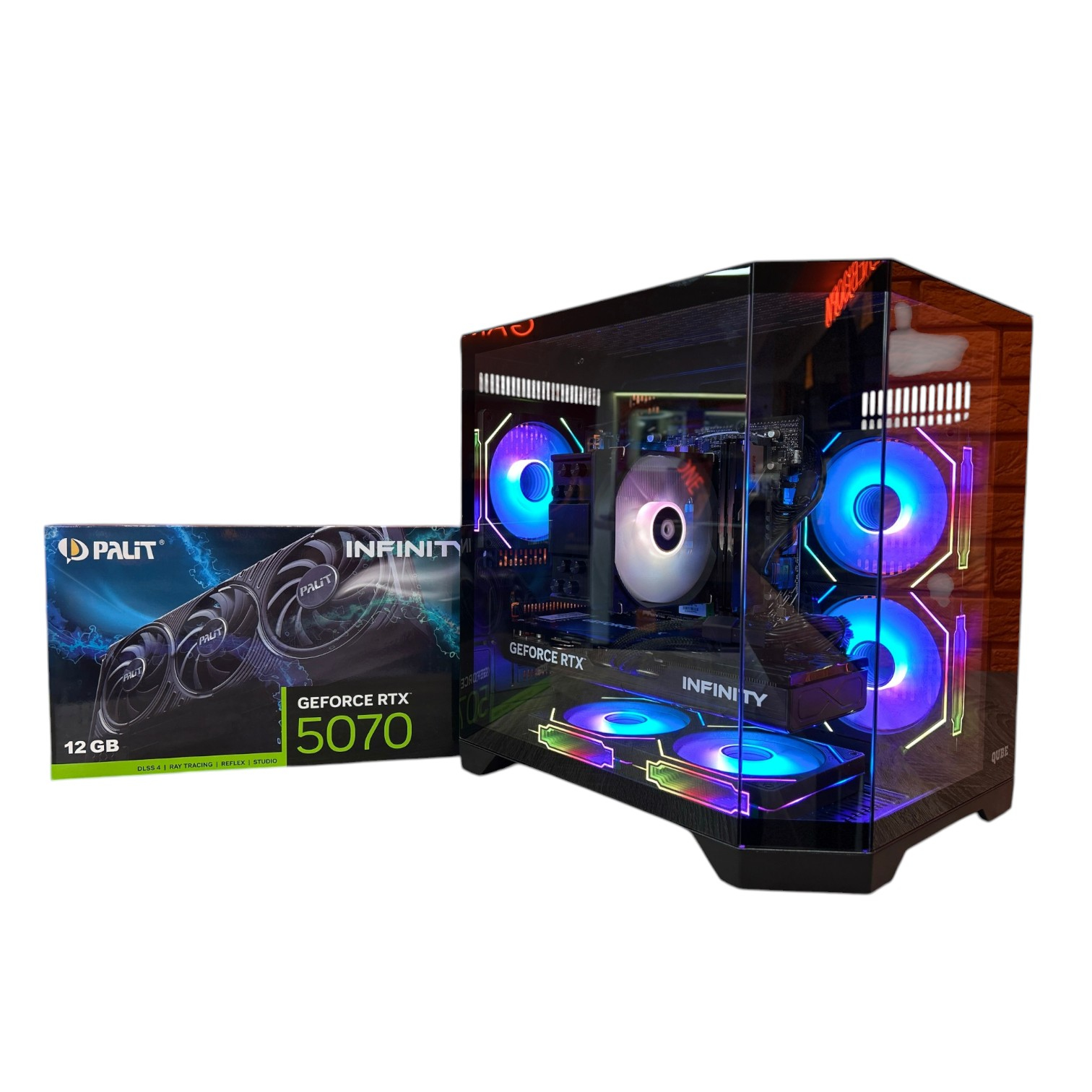 Комп'ютер ігровий Color Tower, Ryzen 5 7Gen, БЖ 850W, GF RTX 5070 12Gb GDDR7 00-00018382