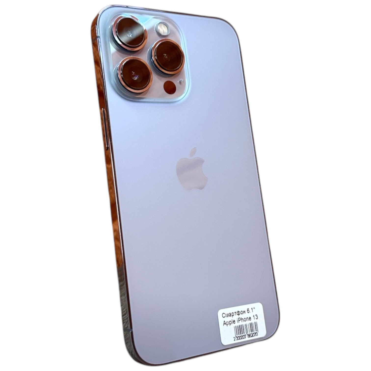 Смартфон 6.1" Apple iPhone 13 Pro A15 Bionic Ram 6Gb eMMC 128Gb 2532*1170 OLED 120Hz 1SIM eSIM NFC Sierra Blue 00-00018529