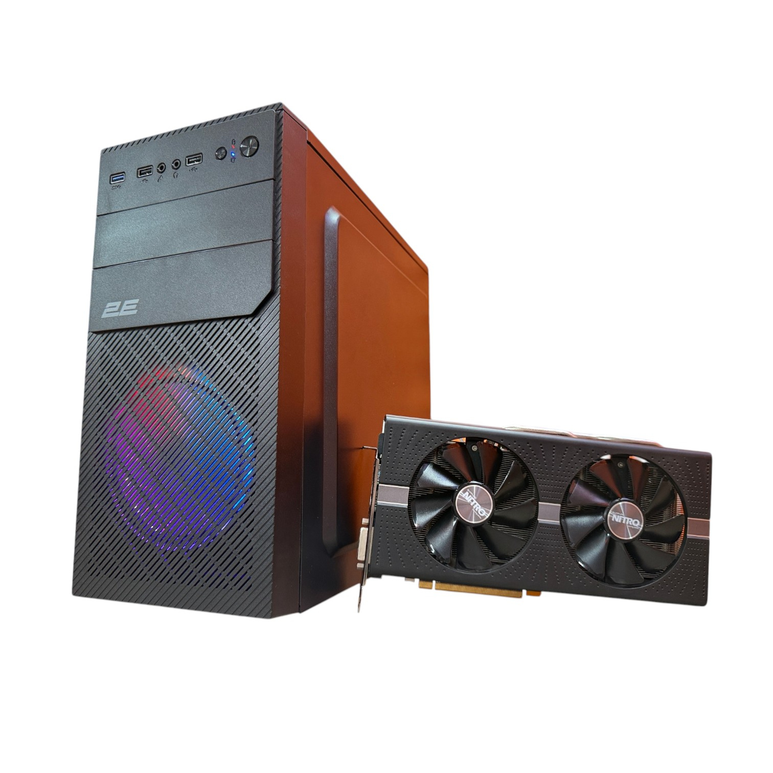 Комп'ютер Terra Black Tower, Intel Core i7-7Gen, БЖ 600W, Radeon RX580 8Gb GDDR5 00-00018565