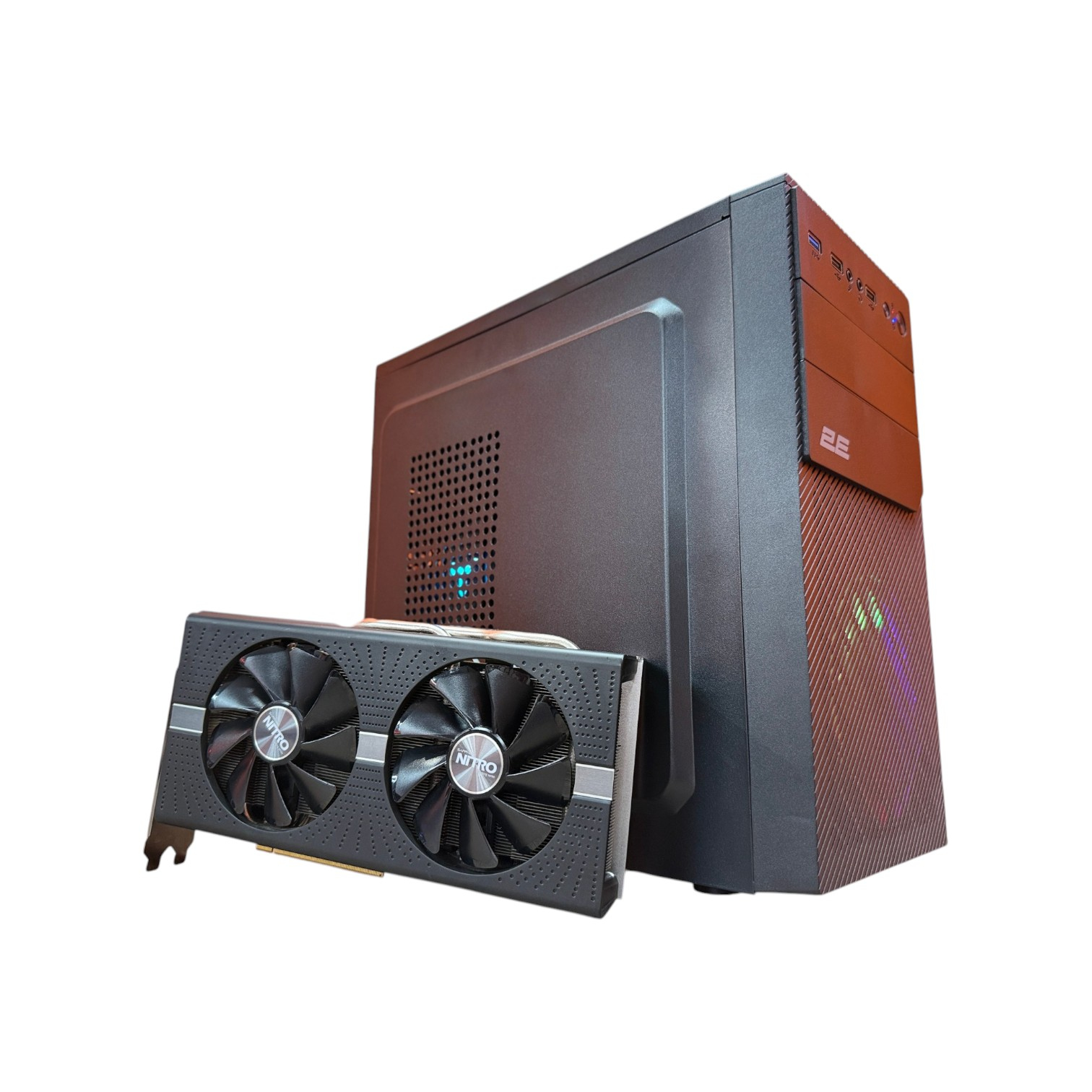 Комп'ютер 2E RD850 Microtower, Intel Core i7-7Gen, БЖ 600W, Radeon RX580 8Gb GDDR5