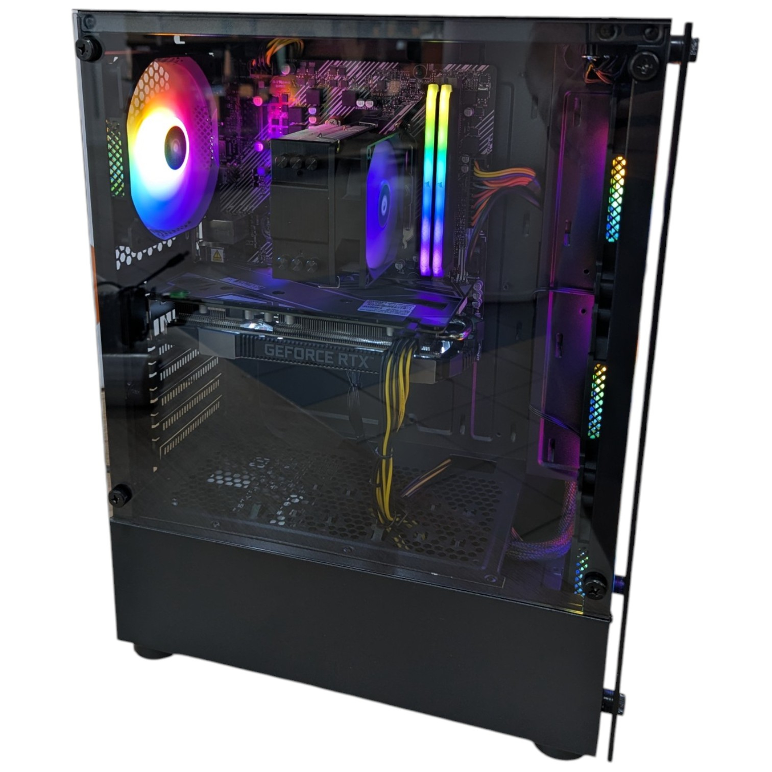 Комп'ютер ігровий Black Color Tower, Intel Core i7-9Gen, БЖ850W, GF RTX 2080 8Gb GDDR6, SSD 512GB M.2 NVME