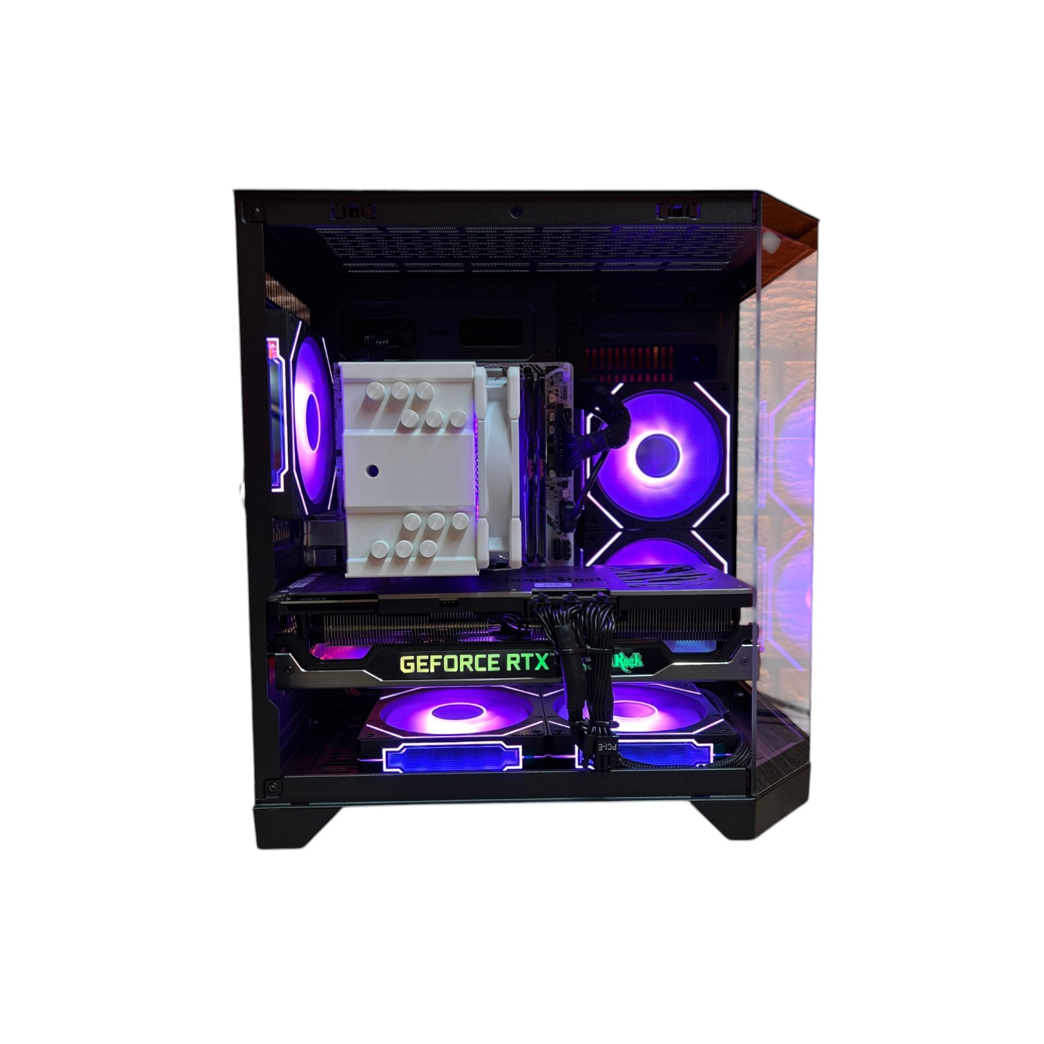 Комп'ютер QUBE CRYSTAL Color Tower, Intel Core i7-8Gen, БЖ850W, GF RTX 3080 10GB GDDR6X 00-00018577