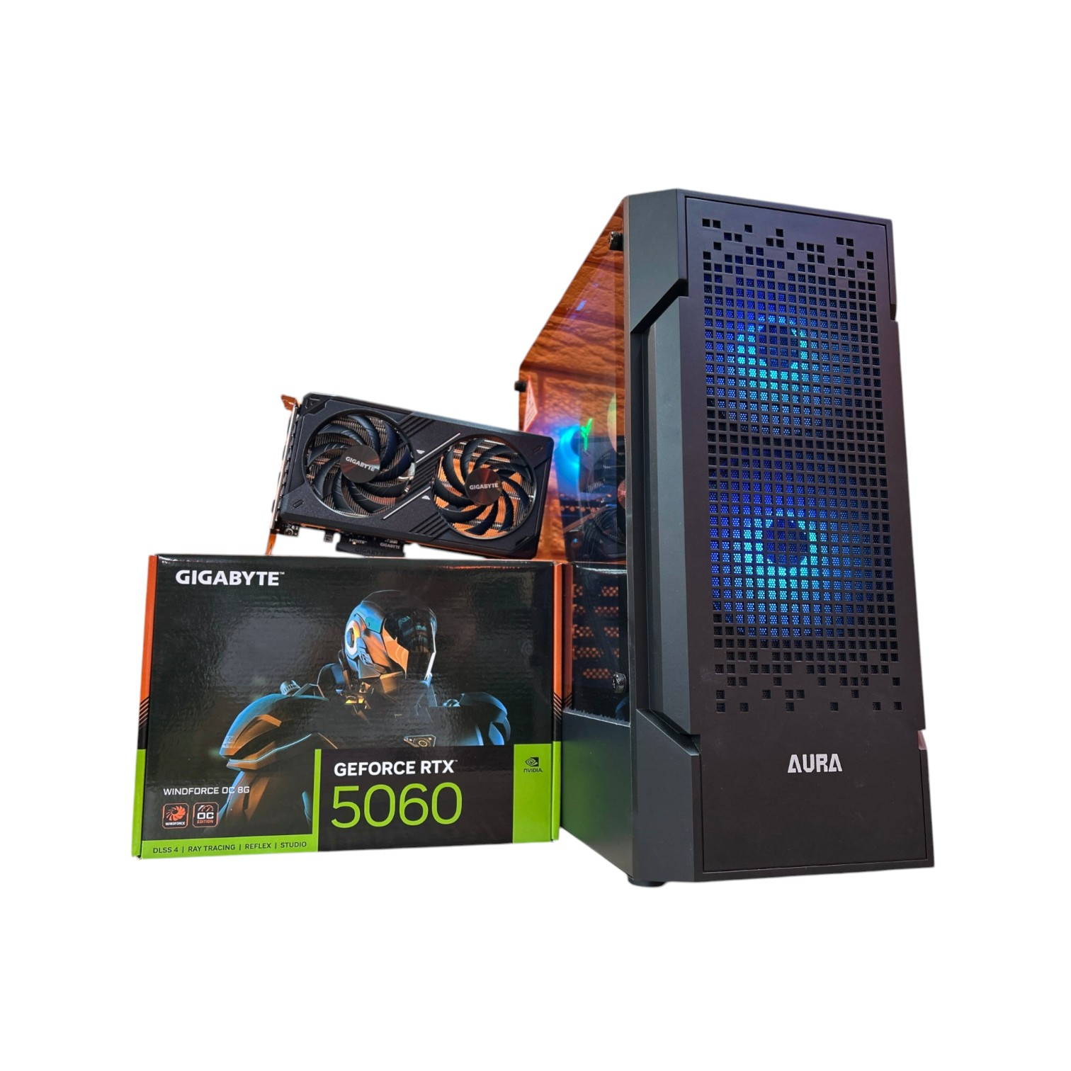 Комп'ютер ігровий Black Color Tower, Intel Core i5-14Gen, БЖ 600W, GF RTX 5060 8GB GDDR7 NEW 00-00018583