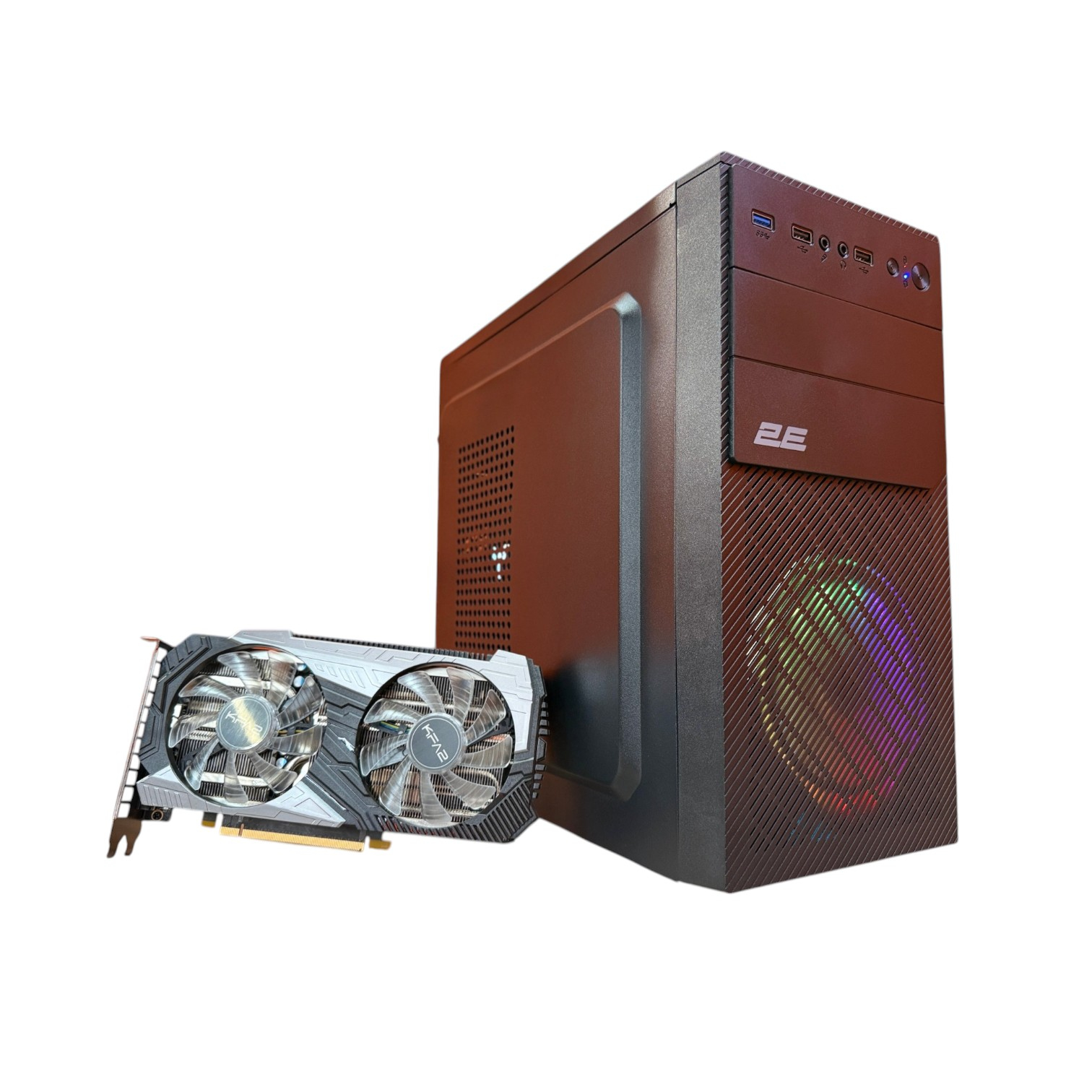 Комп'ютер ігровий Color Tower, Ryzen 5 3Gen, БЖ 600W, GF RTX 2060 Super 8Gb GDDR6 00-00018585