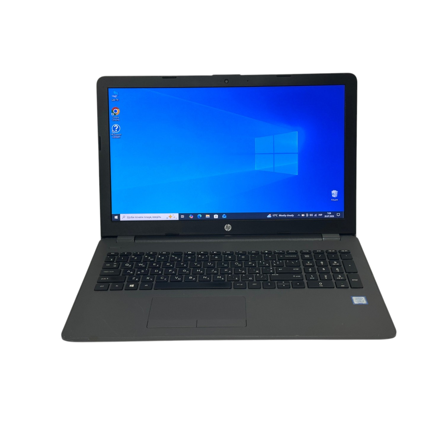 Ноутбук 15.6" HP 250 G6 (1366x768) TN, Intel Core i3-7Gen, Intel HD Graphics 520 00-00018762