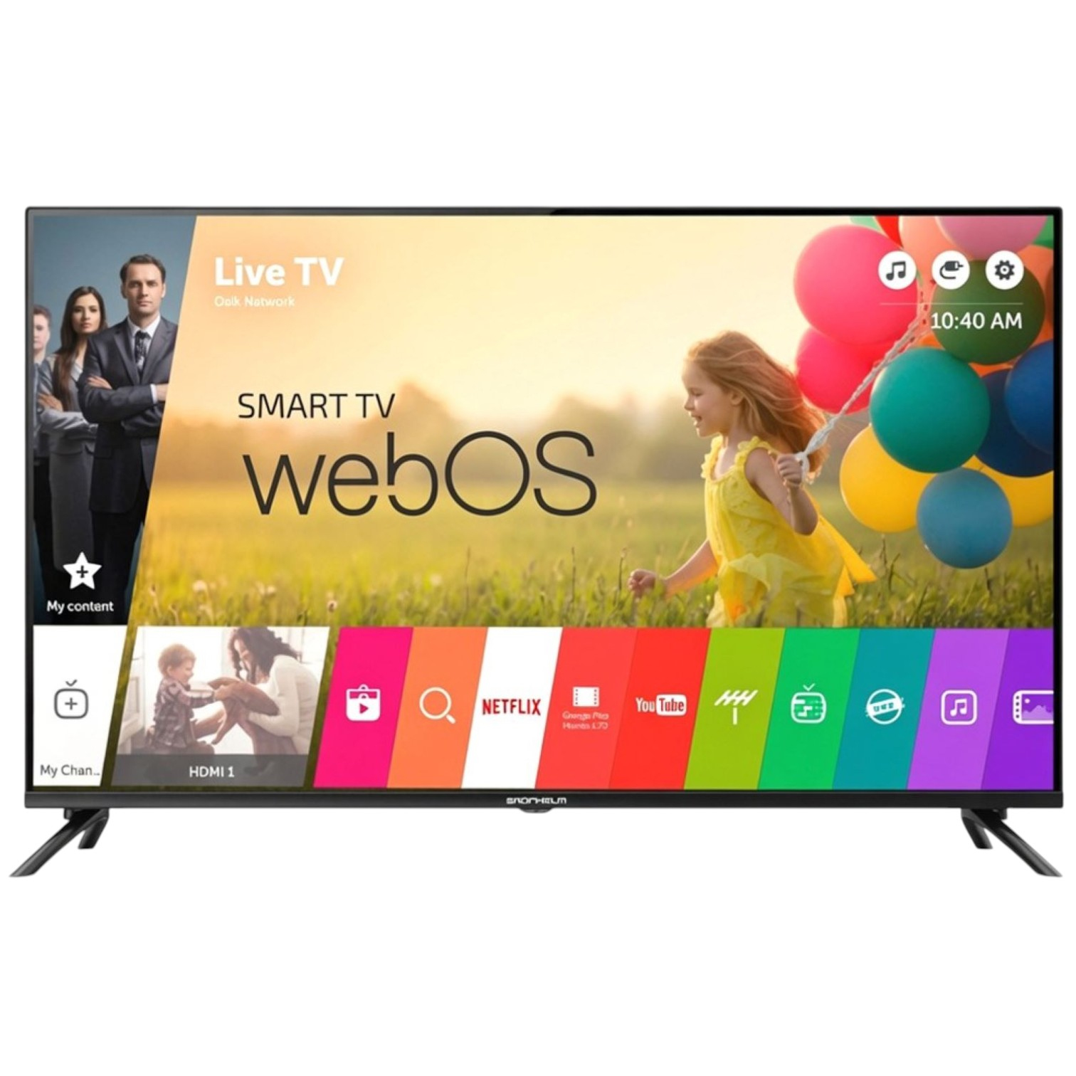Телевізор 43" Grunhelm 43GRF-26WV (Full HD,SmartTV,webOS,Air Mouse) NEW 