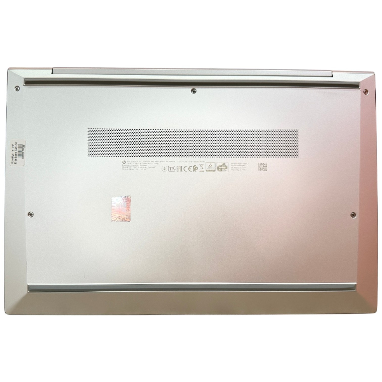 Ноутбук 14" HP EliteBook 840 G7 1920х1080 IPS, Intel Core i5-10Gen, Intel UHD Graphics for 10th Gen