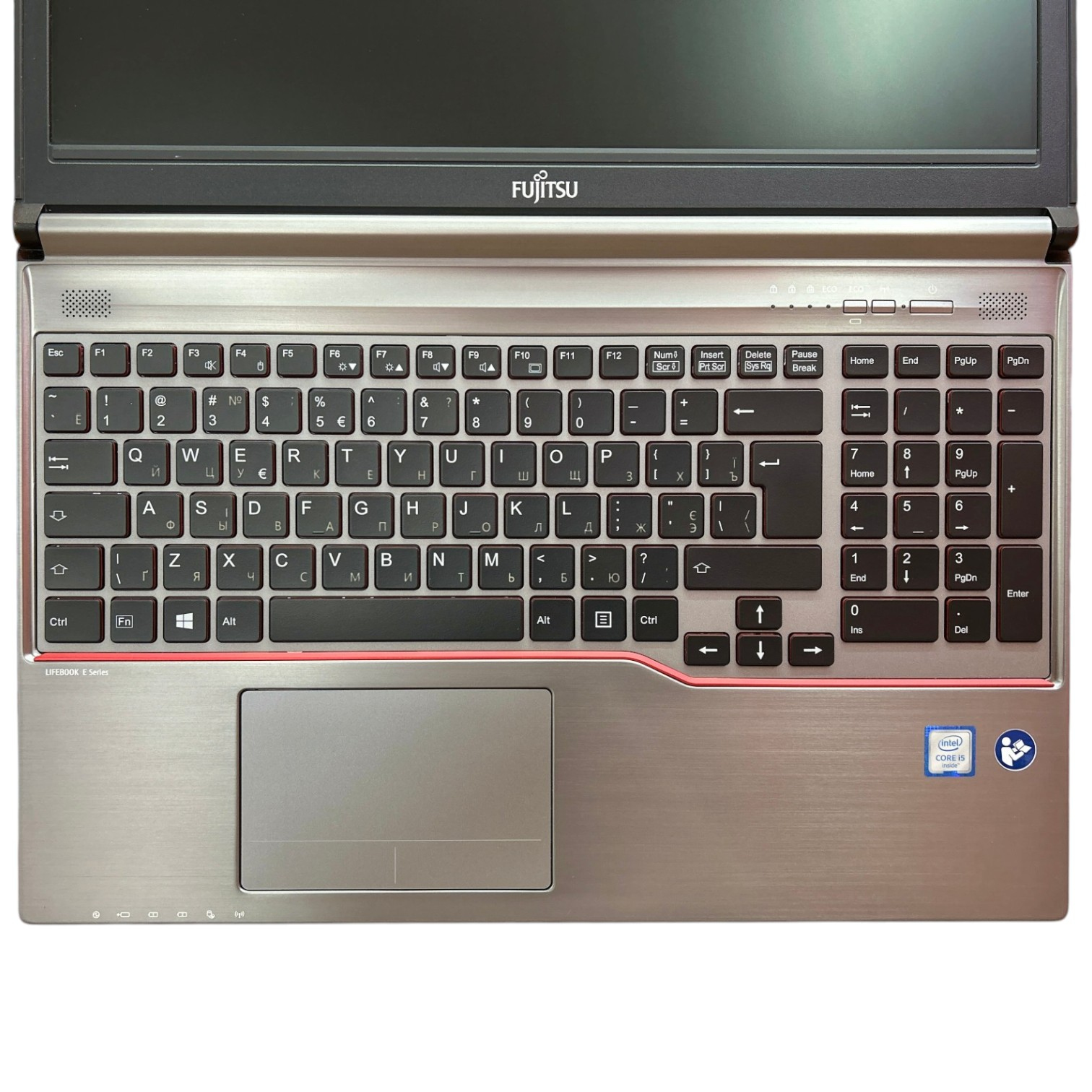 Ноутбук 15.6" Fujitsu Lifebook E756 (1366х768) LED, Intel Core i5-6Gen, Intel HD Graphics 520
