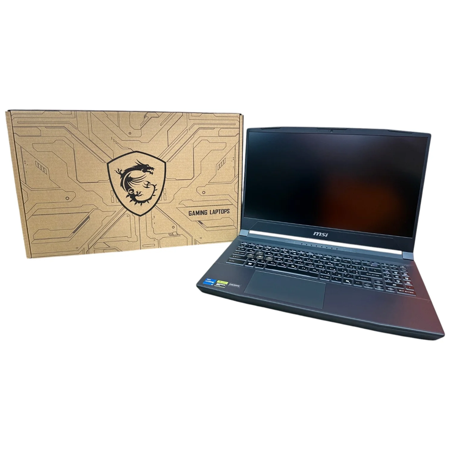 Ноутбук 15.6" MSI Katana 15 HX B14WFK i5-14450HX 24Gb (DDR5 5600) SSD 512Gb NVMe 1920*1080 IPS(144Hz) RTX 5060 (8Gb/D7) NEW