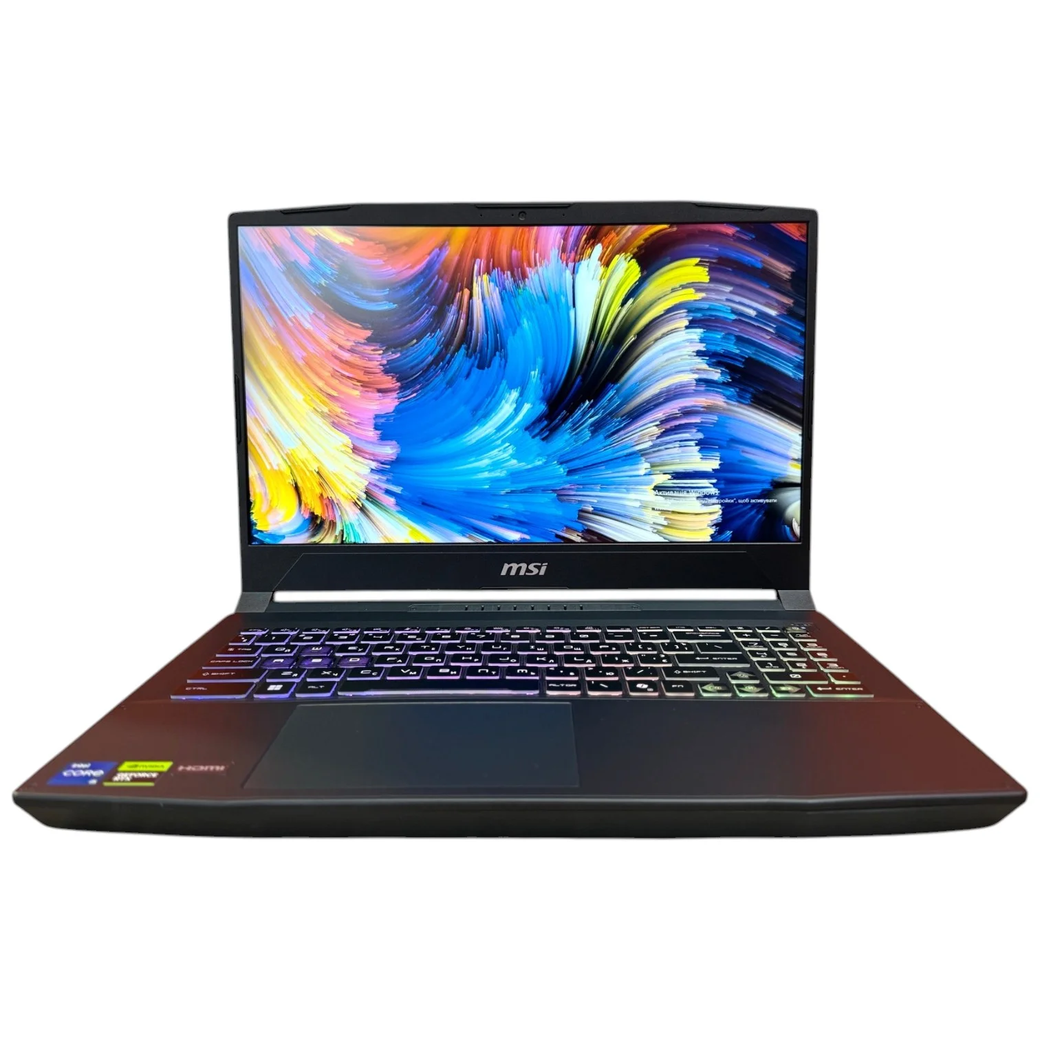Ноутбук 15.6" MSI Katana 15 HX B14WFK i5-14450HX 24Gb (DDR5 5600) SSD 512Gb NVMe 1920*1080 IPS(144Hz) RTX 5060 (8Gb/D7) NEW