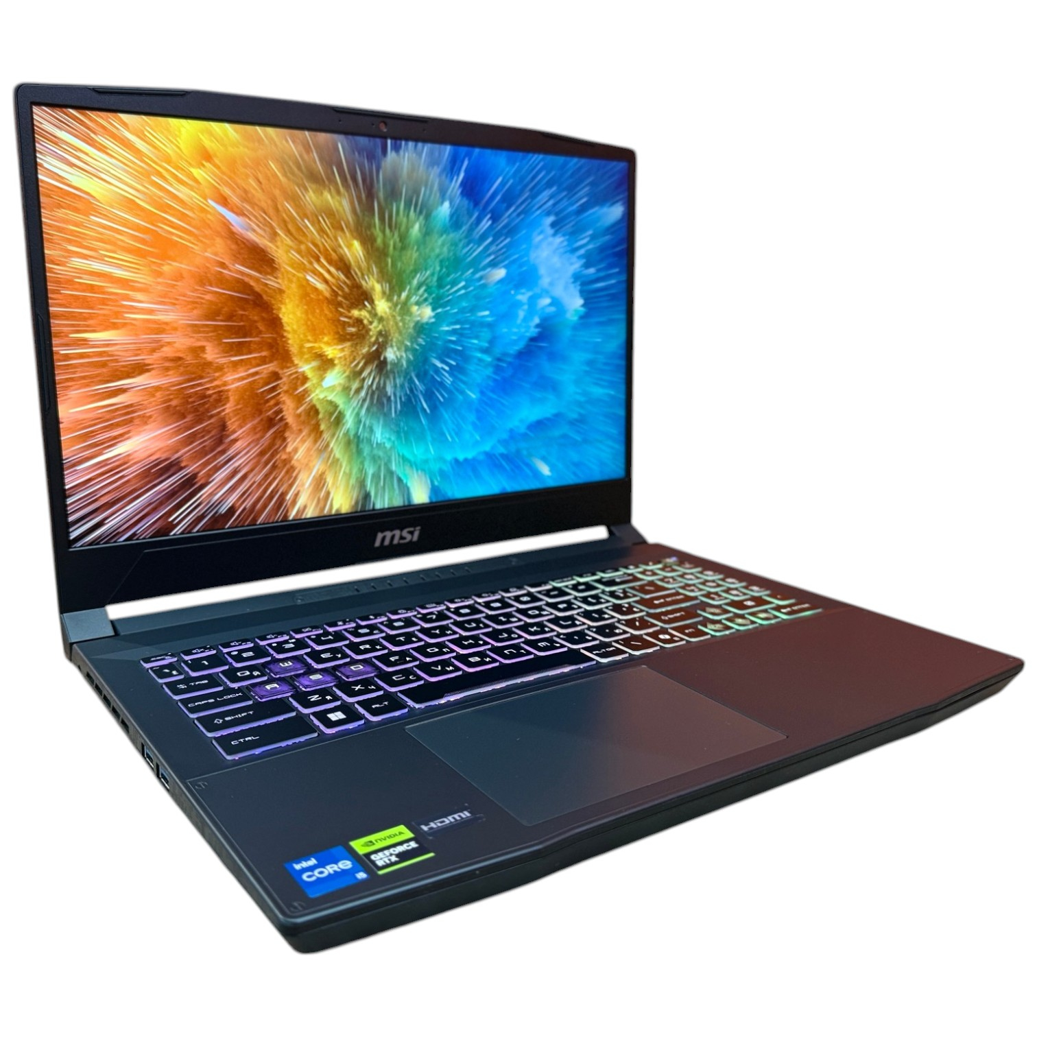 Ноутбук 15.6" MSI Katana 15 HX B14WFK i5-14450HX 24Gb (DDR5 5600) SSD 512Gb NVMe 1920*1080 IPS(144Hz) RTX 5060 (8Gb/D7) NEW 00-00020912
