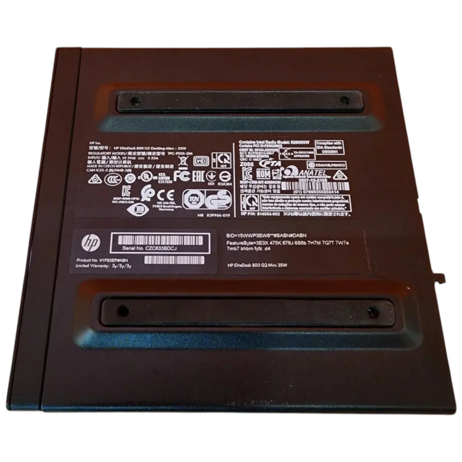 Комп'ютер HP EliteDesk 800 G2 Mini, Intel Core i5-6Gen, HD Graphics 530, Win 10 Pro