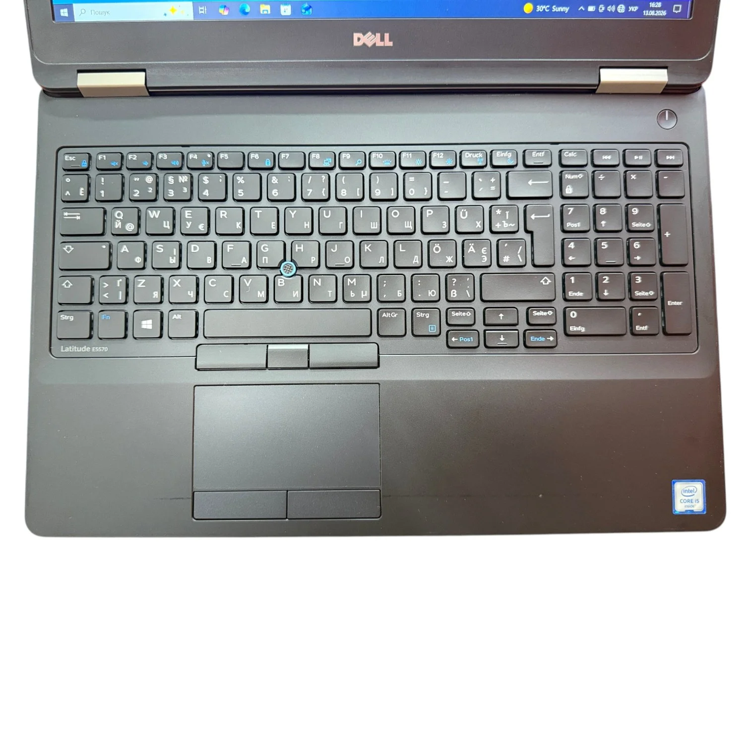 Ноутбук 15.6" Dell Latitude E5570 (1920х1080) IPS Multi-Touch, Intel Core i5-6Gen (4 ядра), Intel HD Graphics 520, клас В